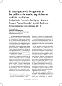 El paradigma de la flexiguridad en las políticas de empleo españolas: un análisis cualitativo,de Carlos Jesús Fernández Rodríguez y Amparo Serrano Pascual (coords.)