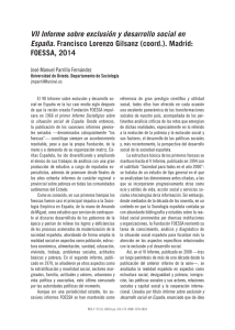 VII Informe sobre exclusión y desarrollo social en España. FOESSA, 2014