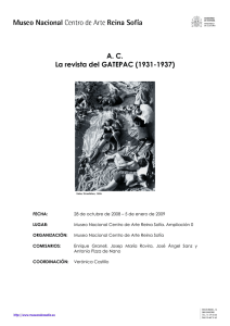 Dossier. A. C. Actividad Contemporánea. La Revista del G.A.T.E.P.A.C. (1931-1937)