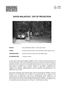 Dossier. David Maljkovic: Out of projection