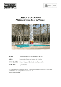 Jessica Stockholder. Peer Out to See (Atisbar para ver)