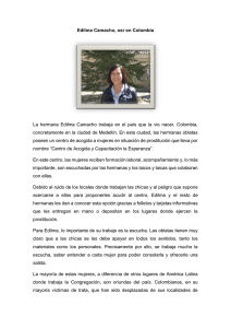Edilma Camacho, osr en Colombia