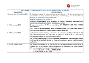 PROCEDIMIENTO TFM 2016