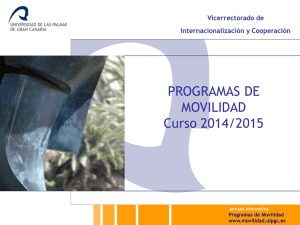 Informaci n Movilidad 2014/2015