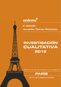 CUALITATIVA INVESTIGACIÓN 2012 PARÍS