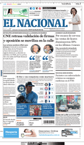 El Nacional informa: