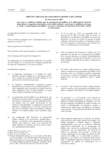 Directiva 2003/35/CE