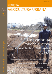 El Rol de la Agricultura Urbana en la Gestión Sostenible de los Nutrientes Urbanos