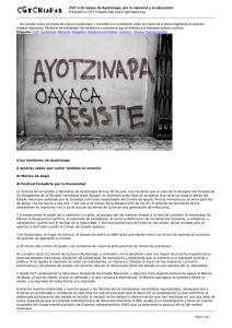 CGT a 22 meses de Ayotzinapa, por la memoria y...