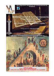 Historia General de la Francmasonería y su Filosofía