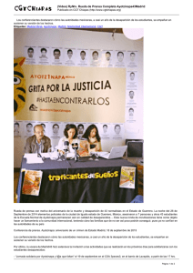 (Video) RyNtv. Rueda de Prensa Completa Ayotzinapa43Madrid