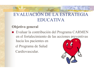 CARMEN School (presentation in Spanish) pdf, 640kb