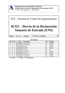 Presentación de la solicitud de desvío Declaración Sumaria de Entrada V1.8