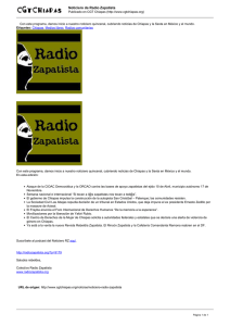 Noticiero de Radio Zapatista