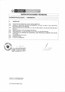 ESPECIFICACIONES TECNICAS Ministerio de Salud \*.airay