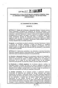 Consulte la Ley 1527 de 27 de abril de 2012.pdf