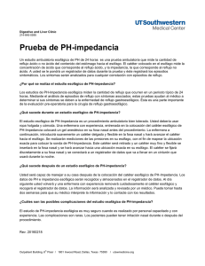 PH Impedance Test (Spanish)