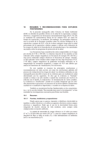 RESUMEN Y RECOMENDACIONES PARA ESTUDIOS POSTERIORES pdf, 115kb
