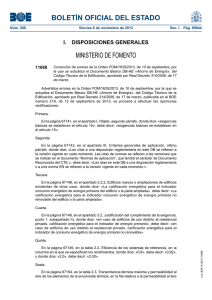 BOLETÍN OFICIAL DEL ESTADO MINISTERIO DE FOMENTO I.  DISPOSICIONES GENERALES 11688