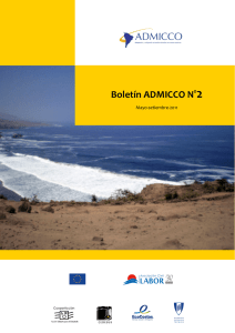 En este número encontrarán información sobre el avance de la ejecución del proyecto ADMICCO hacia su segundo semestre de implementación en Perú, Chile y Ecuador. Incluye temas como el