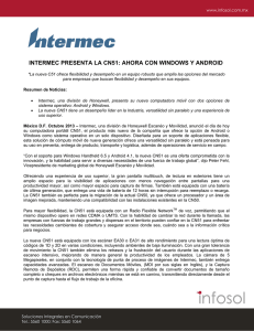 INTERMEC PRESENTA LA CN51: AHORA CON WINDOWS Y ANDROID