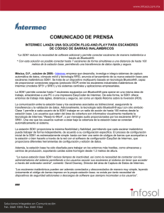 COMUNICADO DE PRENSA PLUG-AND-PLAY DE CÓDIGO DE BARRAS INALÁMBRICOS