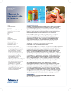 Etiquetado de Frascos de Pastillas en Farmacias (PDF)