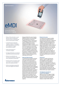 eMDI Enhanced Mobile Document Imaging Hoja de producto