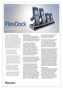 FlexDock Sistema modular de docks Hoja de Producto