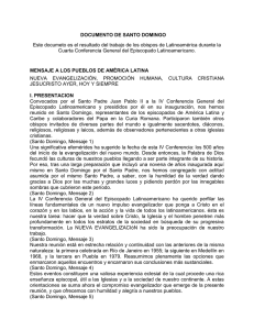 Documento Conclusivo Santo Domingo