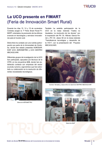 (Feria de Innovación Smart Rural) La UCO presente en FIMART