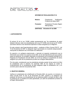 Ir a Notificación prestadores privados en la Región Metropolitana