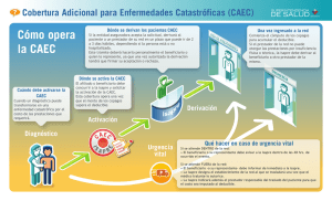 Cómo opera Cobertura Adicional para Enfermedades Catastróficas (CAEC)