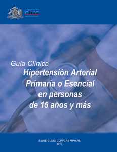 Ir a Guía Clínica: Hipertensión Arterial Primaria o Esencial en personas de 15 años y más
