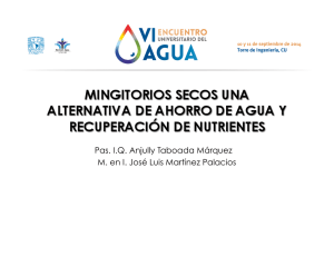 Mingitorios secos, alternativa de ahorro de agua y recuperación de nutrientes (PDF, 2.7 Mb)