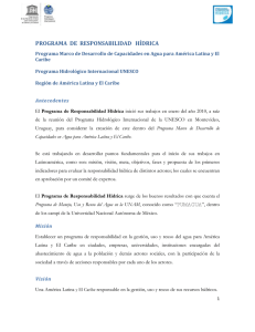 Programa de Responsabilidad Hídrica (273 KB)