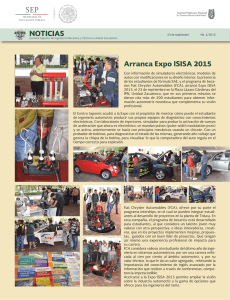 NOTICIAS Arranca Expo ISISA 2015