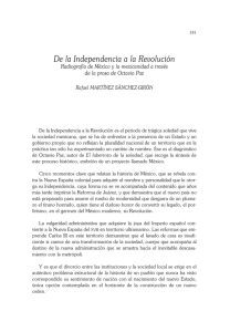 De la Independencia a la Revolución. Radiografía de México y la mexicanidad a través de la prosa de Octavio Paz.pdf