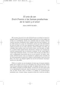 El arte de ser. Erich Fromm o las fuerzas productivas de la razón y el amor.pdf