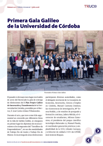 Primera Gala Galileo de la Universidad de Córdoba