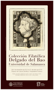 Delgado del Bao Colección Filatélica Universidad de Salamanca