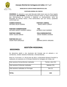 RENDICION DE CUENTAS PRIMER SEMESTRE DEL 2014. PAGINA WEB