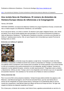 Misioneros Claretianos - Provincia de Santiago )