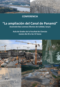 “La ampliación del Canal de Panamá” CONFERENCIA