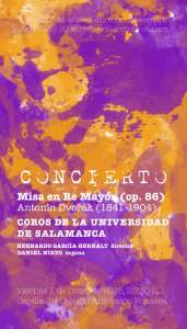 Programa del concierto - 1 de mayo
