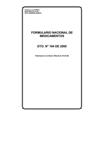 Formulario nacional de medicamentos (2005) pdf, 67kb