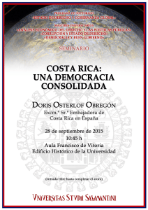 COSTA RICA: UNA DEMOCRACIA CONSOLIDADA STVDii