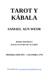 1978 Samael Aun Weor Tarot y Kabala