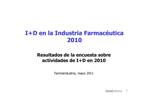 I+D en la Industria Farmacéutica 2010