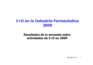 I+D en la Industria Farmacéutica 2009